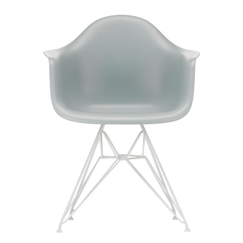 Cadeira de Braços em Plástico Eames DAR / Base Branca